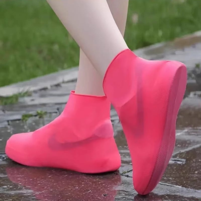 Návleky na topánky, opakovane použiteľné, vodeodolné, protišmykové, zo silikónu, unisex