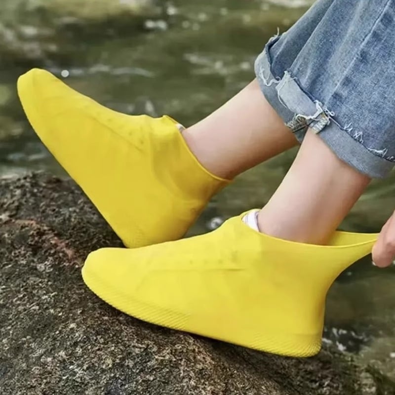 Návleky na topánky, opakovane použiteľné, vodeodolné, protišmykové, zo silikónu, unisex