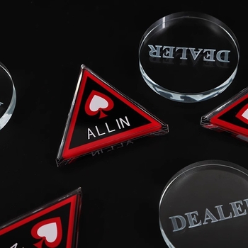 VIPUOP műanyag póker zsetonok, Modell 006, 100 darabos dobozban, kártya- és társasjátékokhoz