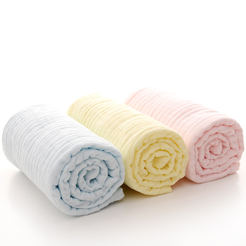 Šesťvrstvový gáza uterák na kúpanie pre batoľatá, čistá bavlna, široký lem, pre deti, mäkký a priedušný