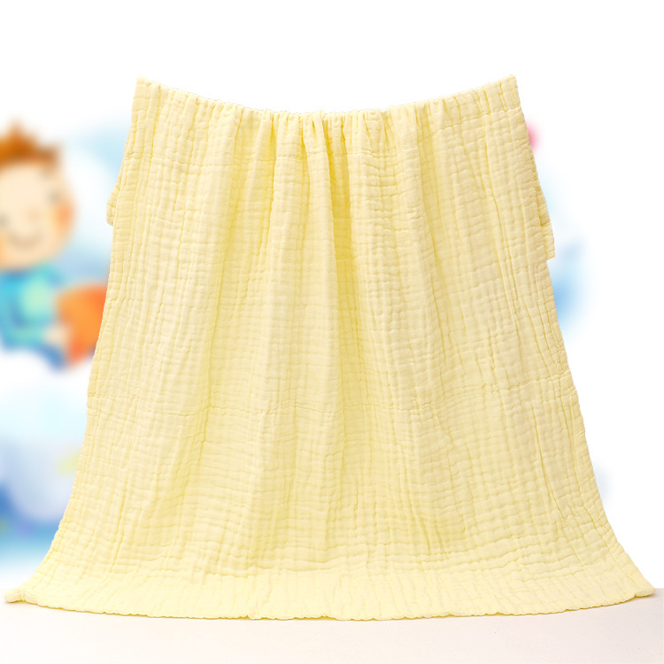 Šesťvrstvový gáza uterák na kúpanie pre batoľatá, čistá bavlna, široký lem, pre deti, mäkký a priedušný