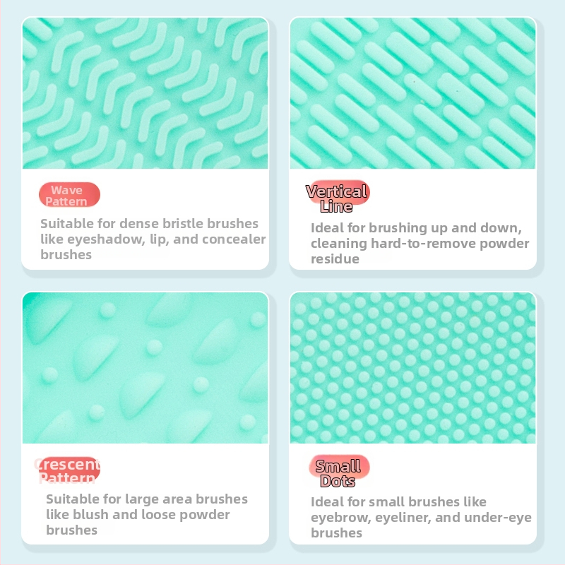 Silikona kosmētikas otu tīrīšanas līdzeklis, saliekamais tīrīšanas trauks, modelis XMS01