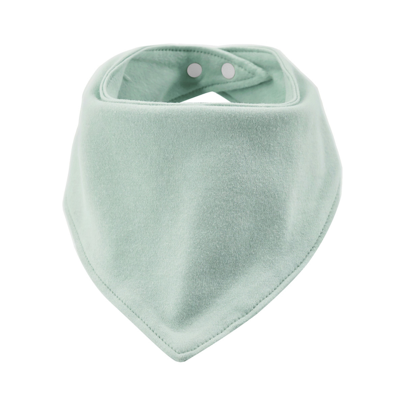 Minizone trojuholníkový detský bryndák na zapínanie, bavlna, proti zašpineniu, pre novorodencov 0–12 mesiacov