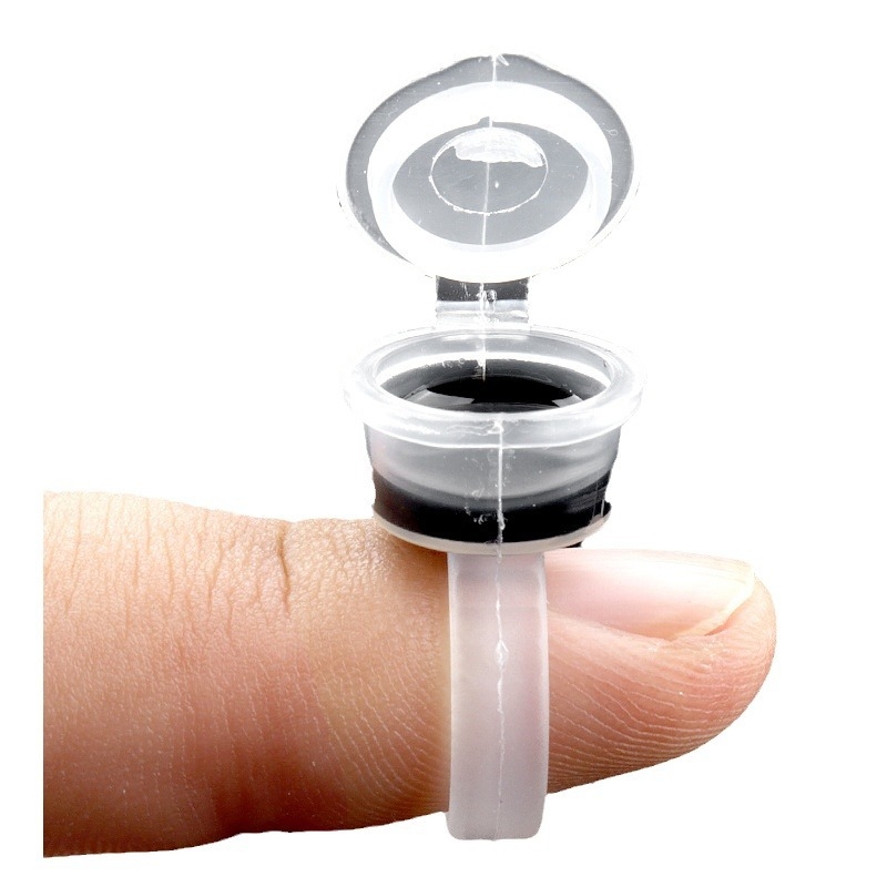 Pohár s flip-top uzáverom pre tetovanie mihalníc a obočia, 45 g, 360 kusov