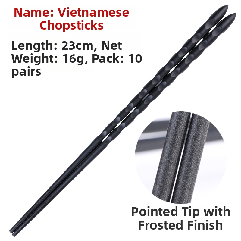 A5 Melamínové paličky na jedlo pre reštaurácie a hotely – vysokoteplotná odolnosť, japonský štýl, komerčné príborové náradie