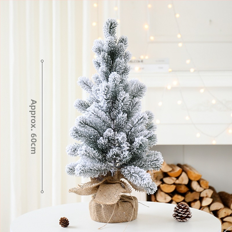 Stolný vianočný stromček s vločkami snehu, borový dizajn, Yue Xiaoyi, model SD=XSXH-E, určený na stojan na podlahe