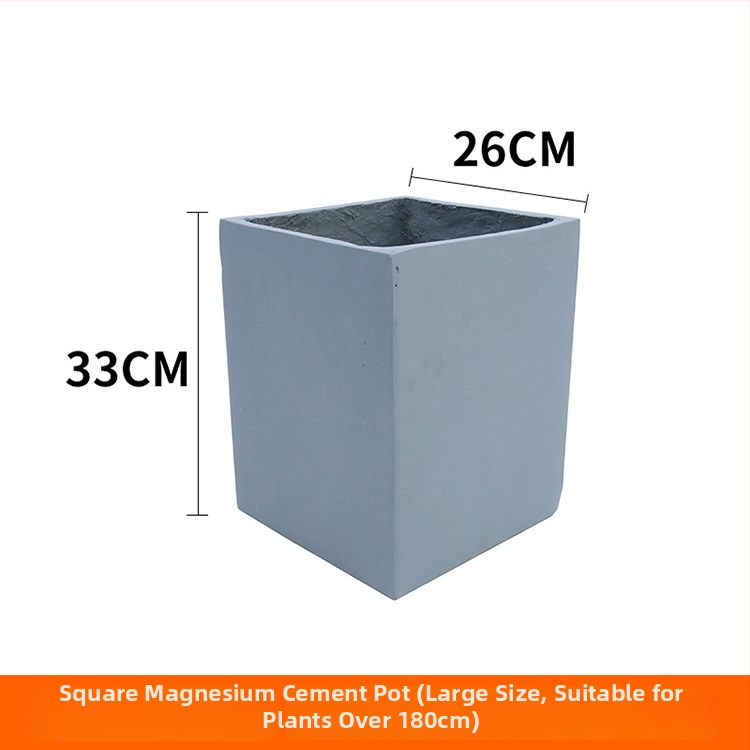 Vnútorná krajinná dekorácia: betónový kvetináč, nordický štýl, podlahový typ, vhodné pre kancelárie, hotely a domáce bývanie