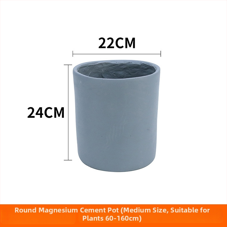 Vnútorná krajinná dekorácia: betónový kvetináč, nordický štýl, podlahový typ, vhodné pre kancelárie, hotely a domáce bývanie