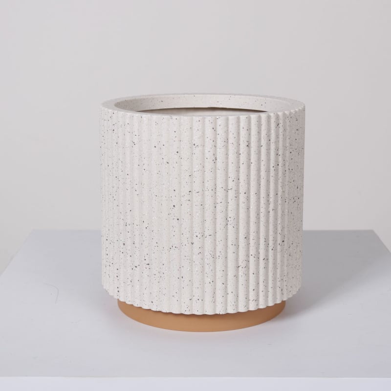 Vnútorná krajinná dekorácia: betónový kvetináč, nordický štýl, podlahový typ, vhodné pre kancelárie, hotely a domáce bývanie