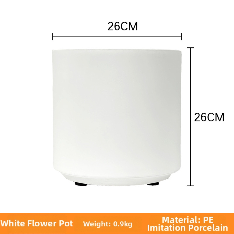 Vnútorná krajinná dekorácia: betónový kvetináč, nordický štýl, podlahový typ, vhodné pre kancelárie, hotely a domáce bývanie