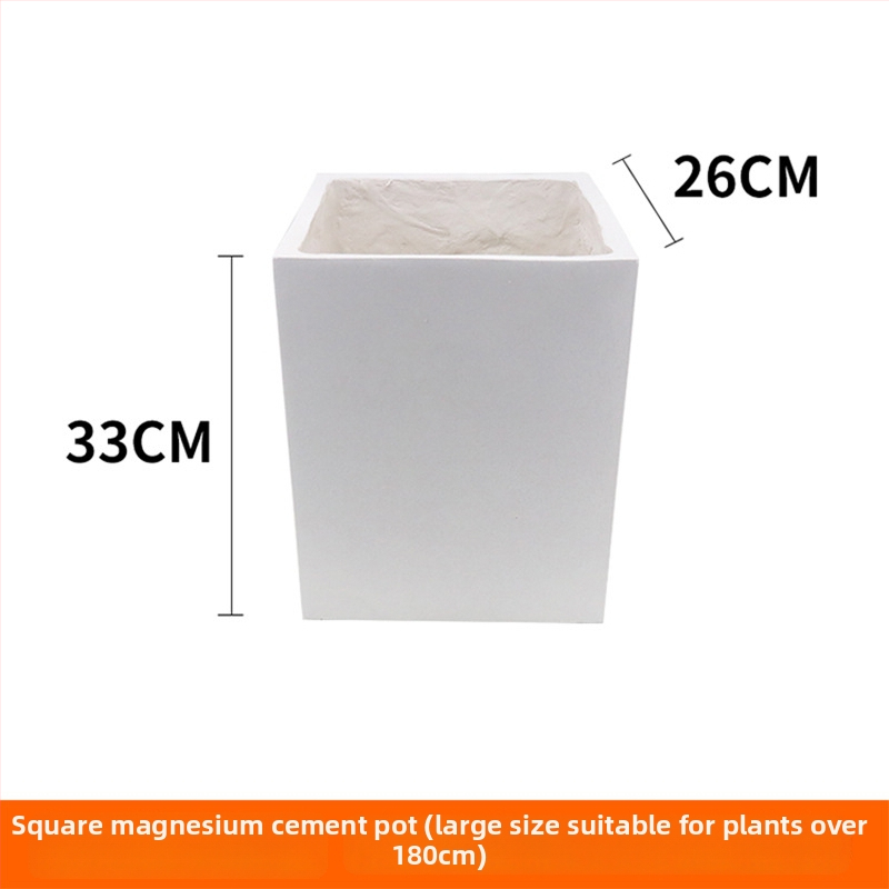 Vnútorná krajinná dekorácia: betónový kvetináč, nordický štýl, podlahový typ, vhodné pre kancelárie, hotely a domáce bývanie