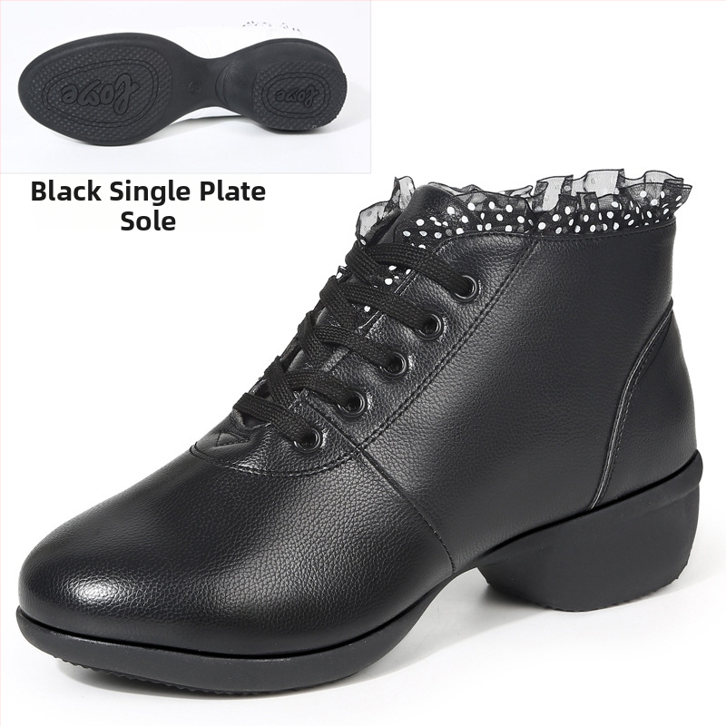 Dámske tanečné topánky so strednou pätou, sieťovaný vršok, gumová podrážka, priedušné, na balet, moderný tanec, latin