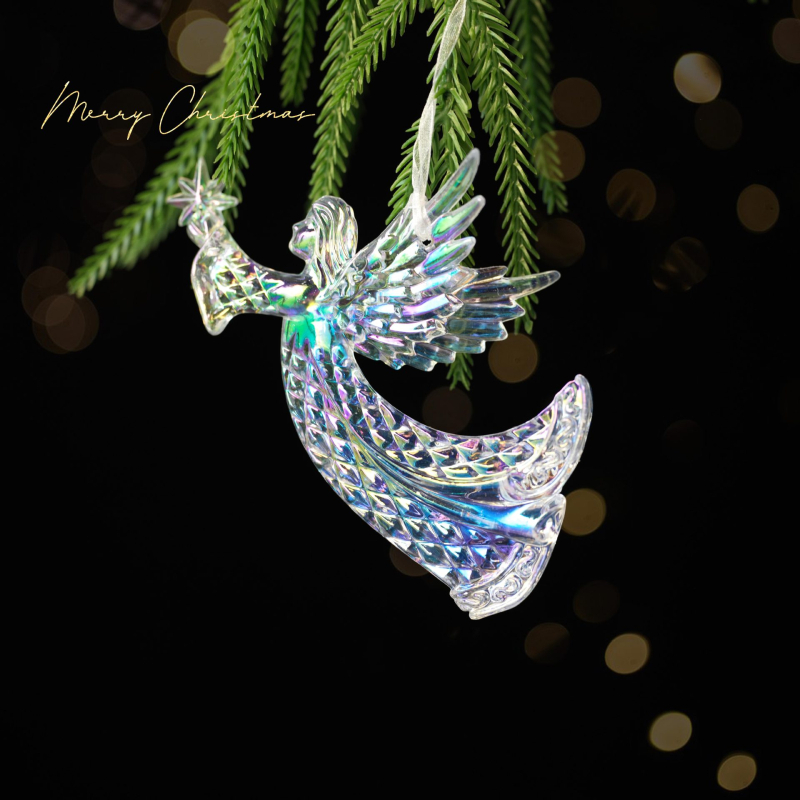 Akrylový visiaci ozdobný prvok – Vianočný štýl, na Vianoce, značka Miman