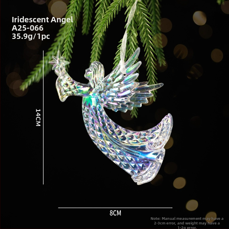 Akrylový visiaci ozdobný prvok – Vianočný štýl, na Vianoce, značka Miman