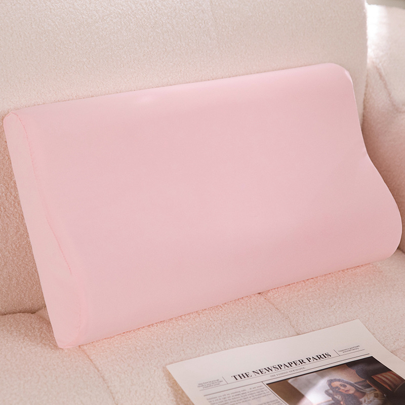 Vankúš z peny s pamäťou, Ice Silk látka, vlnitý tvar, univerzálne použitie