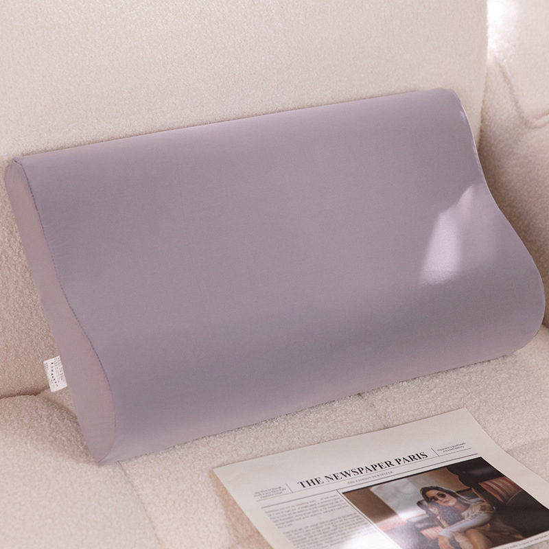 Vankúš z peny s pamäťou, Ice Silk látka, vlnitý tvar, univerzálne použitie