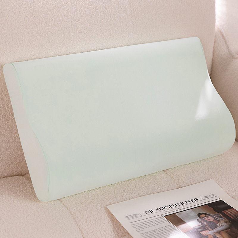 Vankúš z peny s pamäťou, Ice Silk látka, vlnitý tvar, univerzálne použitie