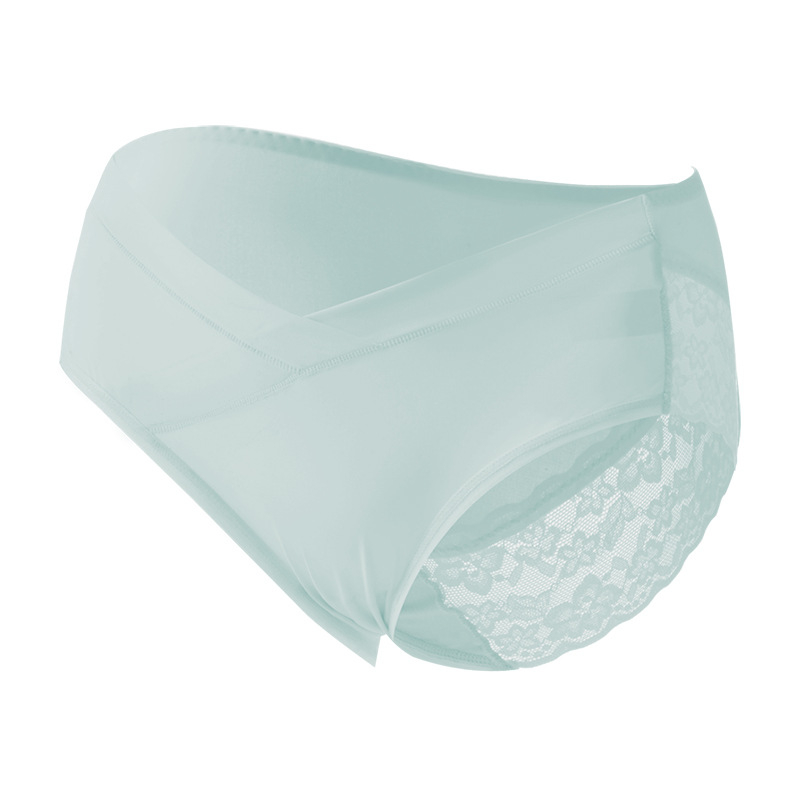 Tehotenské nohavice s V-tvarnou oporou brucha, nízka pás, pletené z nylonu s bavlnenou podšívkou, 51–60D, 80–90% nylon