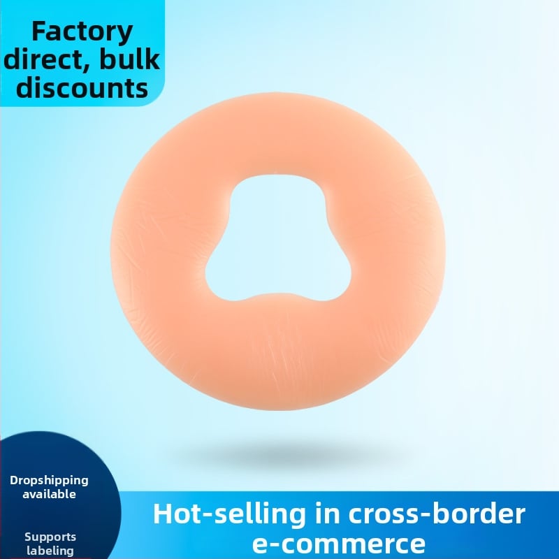 Kruhová latexová vankúš na tvár pre SPA masáže – BR-FPZ, od LANKAKA; 90%+ prírodný latex; vlastné spracovanie; pre dospelých