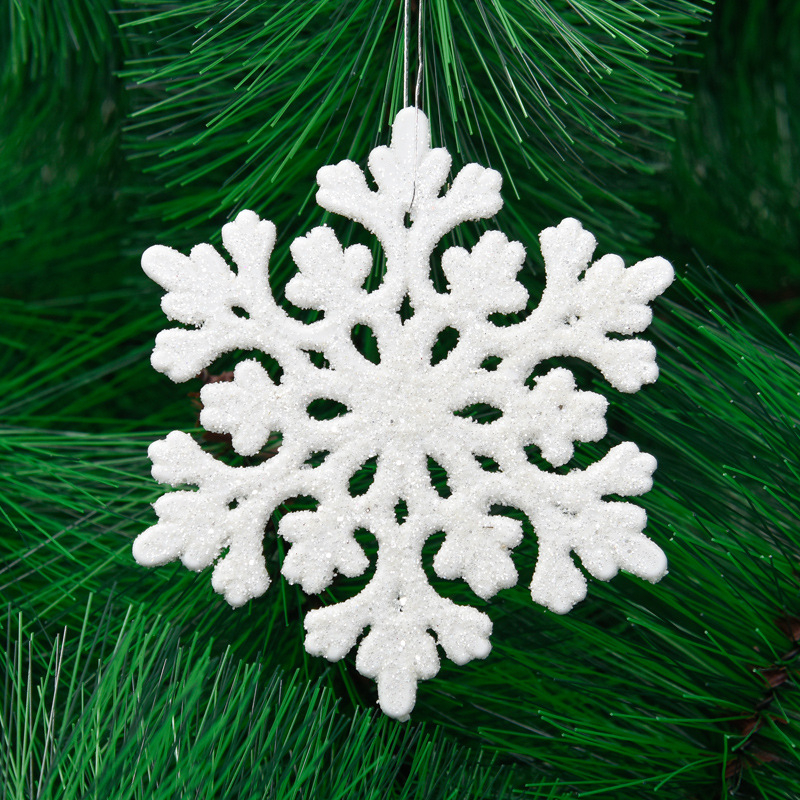 Plastové krištáľové snehové vločky na dekoráciu vianočného stromčeka – balenie: OPP vrecko; materiál: plast; úpravy: Áno; licencovaná súkromná značka: Áno; značka: Hong Kong Heng