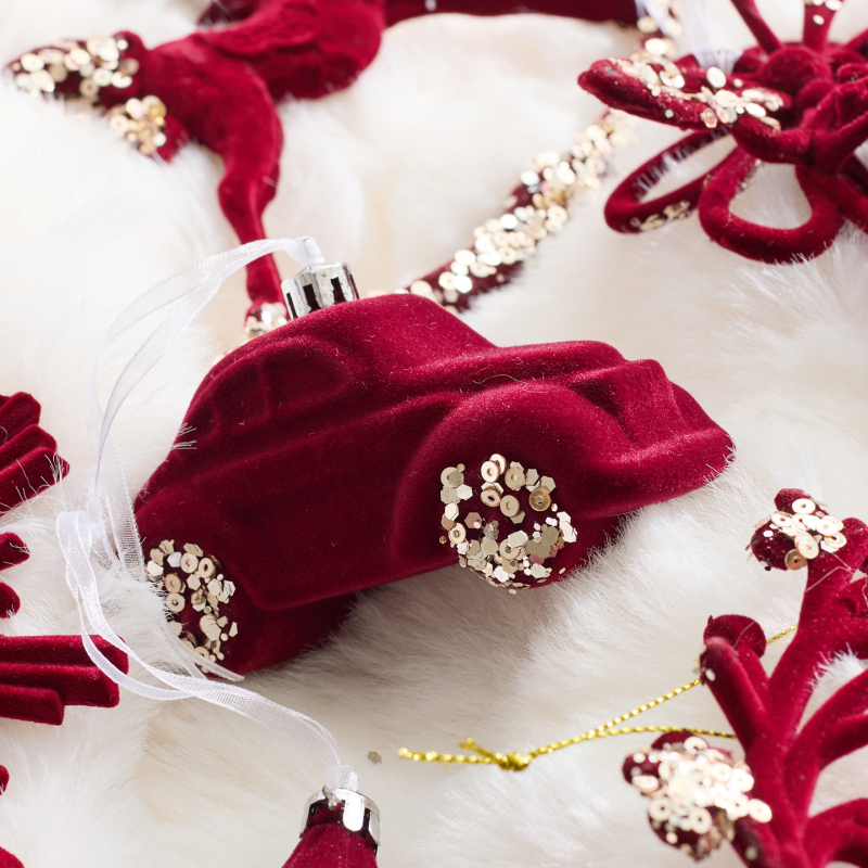 Seek Wood Európsky štýl vianočná plastová visiaca ozdoba Plant Weave Hanging Ornament, Kód 25-Plant Weave Hanging Ornament