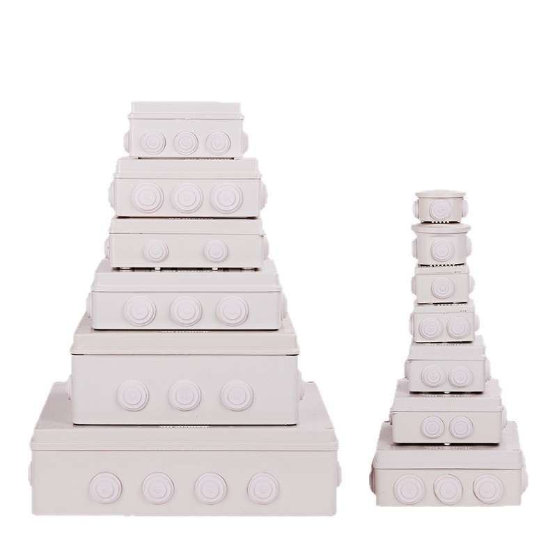 ESON Electric plastikinė vandeniui atspari jungiamoji dėžė lauko sąlygomis – maitinimo ir skirstymo dėžė, pramoninė įranga, individualus užsakymas