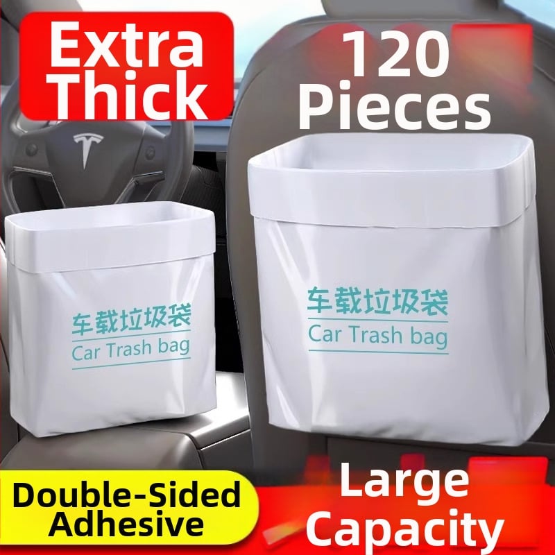 Qiwang Auto atkritumu soma — pašstāvošs dizains, paredzēta uz vadības paneļa, ūdensizturīgs plastmasas uzglabāšanas maisiņš