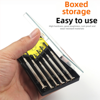 Xinton sada skrutkovačov na hodinky – mini presné skrutkovače na opravu hodiniek a okuliarov, CRV materiál, určené na opravy a telekomunikačná údržba