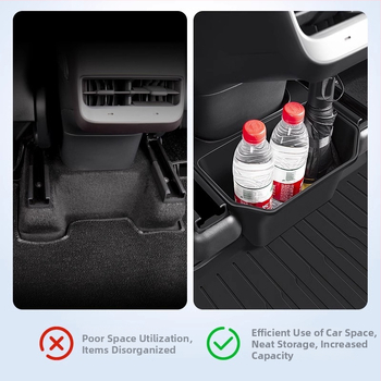 Tesla Model Y задно отделение за съхранение с дръжка - материал TPE