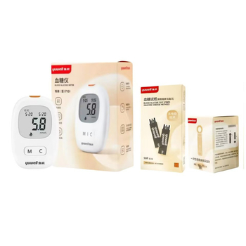 Kraujo gliukozės matuoklis I-Type 710, išmanusis automatinis be kodo režimas, namų naudojimui, su bandymo juostelėmis, prekės ženklas Leap of Fish