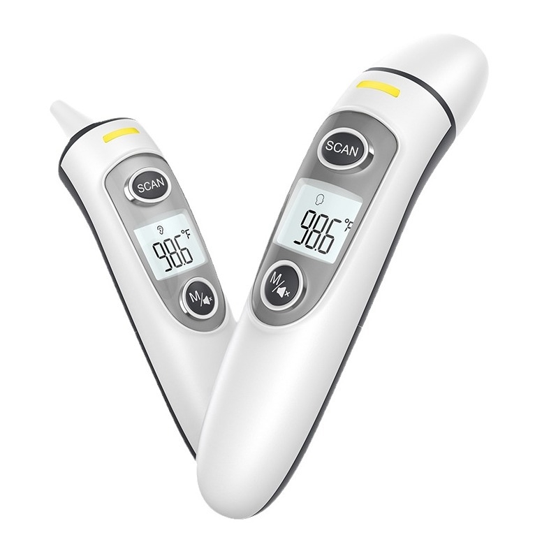 Инфрачервен термометър за челото и ухото, двойно използване, Bluetooth, FC-IR100, за домашна употреба