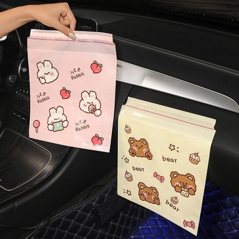 Automobiļa atkritumu soma ar līmes stiprinājumu – 2L, Plastmasa, Ūdensnecaurlaidīga, Darbam uz instrumentu paneli