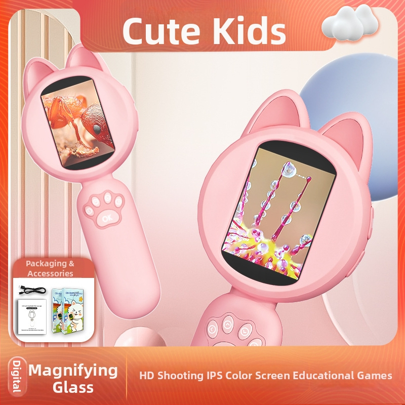 Kaasaskantav käsin digitaalne suurendusklaas ekraaniga HM020B, 2MP lahutusvõime, haridusele ja tööstuslikule hooldusele