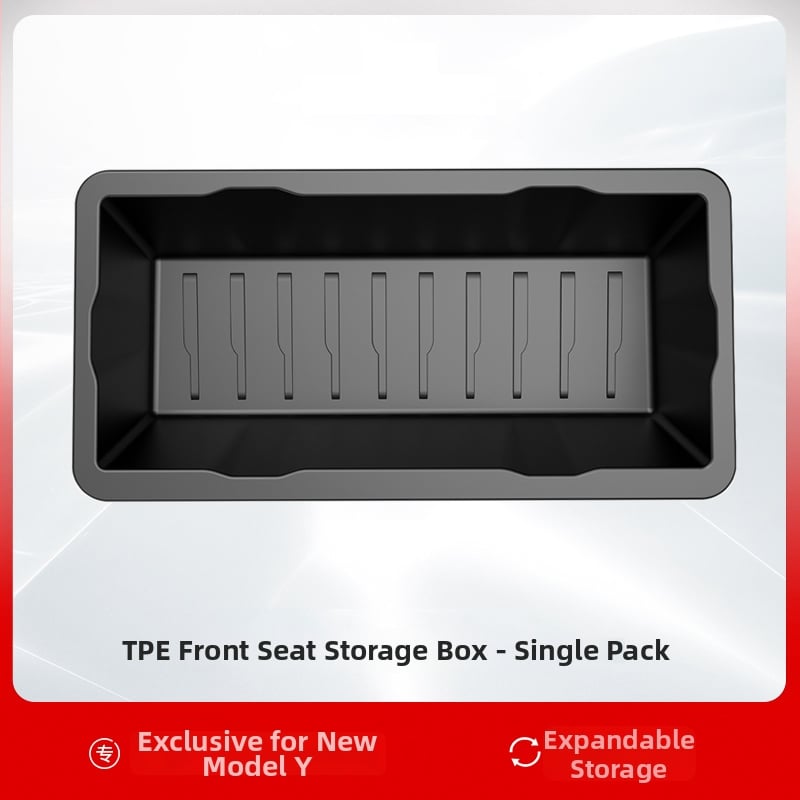 Tesla Model Y zem sēdekļa uzglabāšanas kastīte – ABS, ūdensizturīga, uzstādīšana pie sēdekļa
