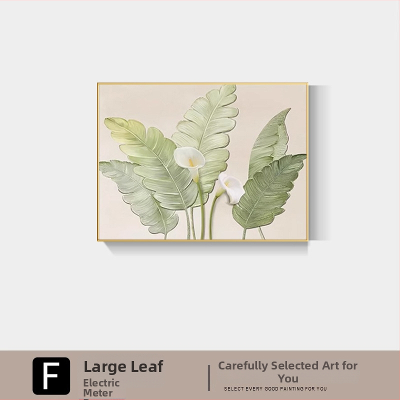 Moderné minimalistické abstraktné nástenné dielo pre elektrický rozvádzač, rám, jednopanélový plátenný panel s Crystal Film povrchom