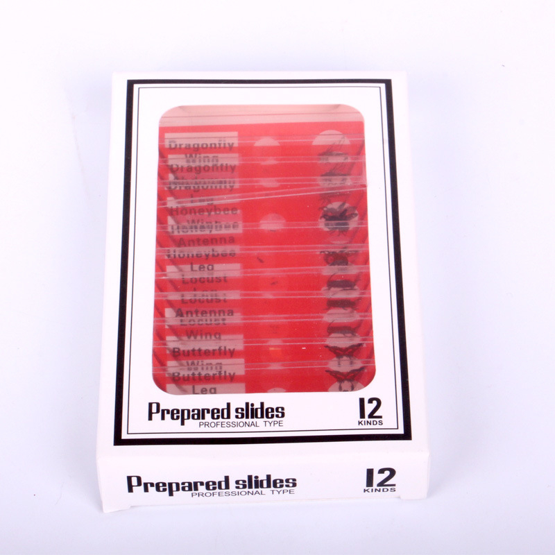 Gauda 12 пластмасови предметни стъкла за биологични проби за научни експерименти, за деца 7–14 години