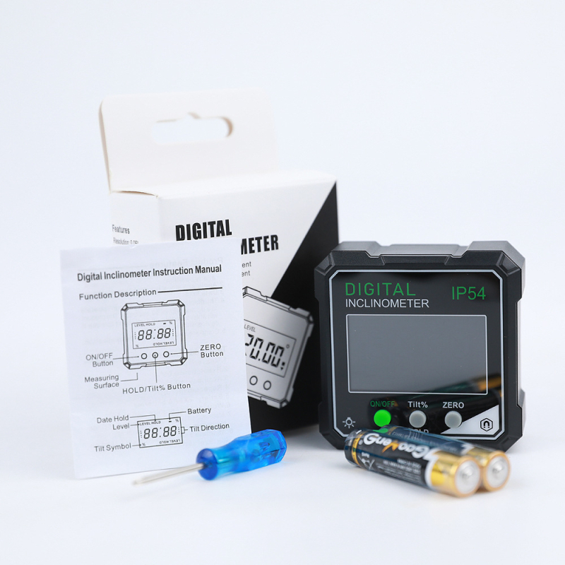 JAVIER IP54 digitálny inklinometer s magnetickým základom