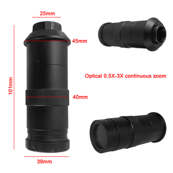 Tööstuslik optiline mikroskoobi objektiiv, 100x suurendus, mudel G600W, kõigile tööstusharudele