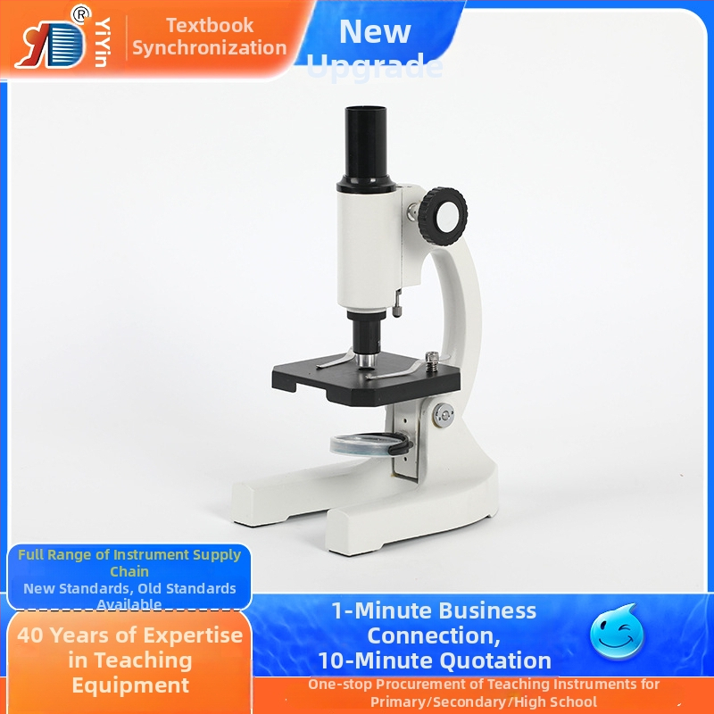 Skolas zinātnes monokulārais mikroskops — laboratorijas mikroskops ar augstu izšķirtspēju šūnu, baktēriju un mikroorganismu novērošanai