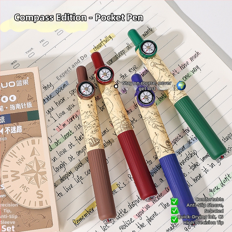 Blue fruit Compass kišeninis rašiklis — plastmasos korpusas, nerūdijančiojo plieno galiukas, svoris 60 g.