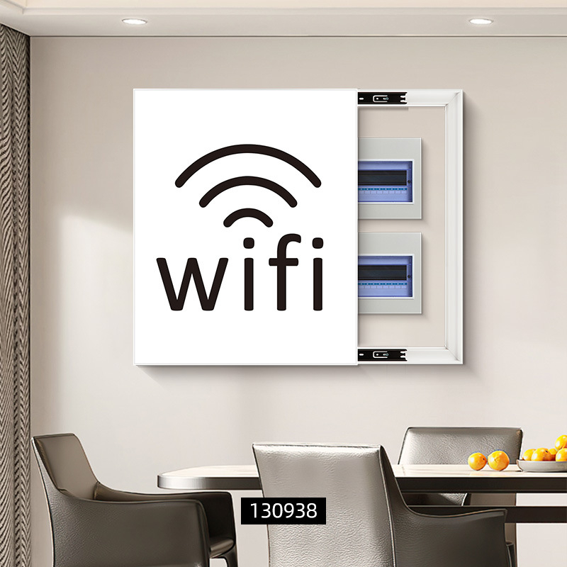 Dekoratívne nástenné umelecké dielo pre elektrický merací box — rámované, krajinný vzor, jednopanelové, PVC jadro, PS vonkajší rám, moderná vyrezávaná dekoratívna maľba