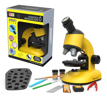 Kompaktný optický mikroskop pre deti a študentov, 1200x zväčšenie pre vzdelávacie vedecké experimenty