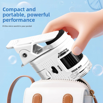 Prenosný optický mikroskop hračka pre študentov – vzdelávací vedecký nástroj s vysokým rozlíšením pozorovania baktérií, plastová konštrukcia