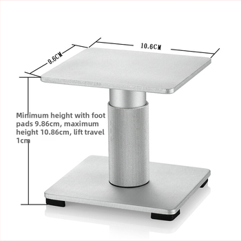 Super Eye Z007 mikroskopická Z-osi zdvíhacia plošina, dráha 10 mm, prenášateľná platforma na nastavenie výšky