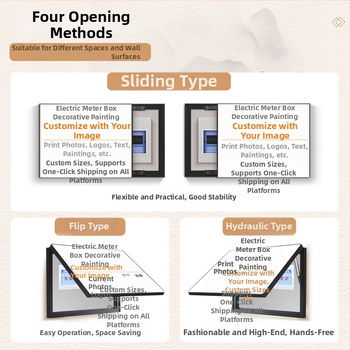 Obraz na stenu pre zakrytie elektromera s hodinami – jednopanelový rámovaný obraz na PP papieri, rám z PS izolácie, ekologicky šetrný, moderný minimalistický štýl