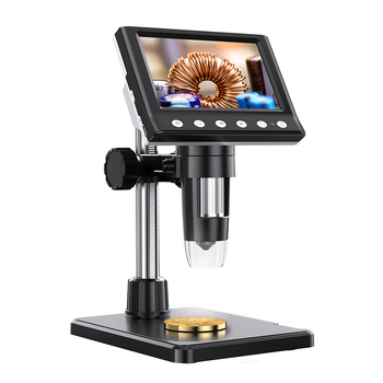 Digitálny mikroskop pre opravu mobilných telefónov, inšpekciu elektronických dosiek a pozorovanie rastlín — Model DM7-Z33; Značka Haiweixun; Aplikácie: priemyselné inšpekcie, opravy dosiek, pozorovanie rastlín.