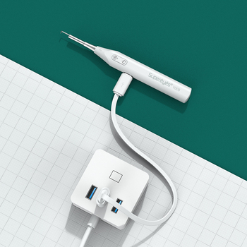 Elektrónový mikroskop ušný endoskop s vizuálnou kontrolou a osvetlením, okulár 5x, zväčšenie objektívu 93759x, celkové zväčšenie 200x, rozlíšenie 720P