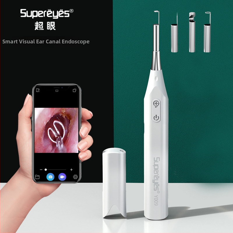 Elektrónový mikroskop ušný endoskop s vizuálnou kontrolou a osvetlením, okulár 5x, zväčšenie objektívu 93759x, celkové zväčšenie 200x, rozlíšenie 720P