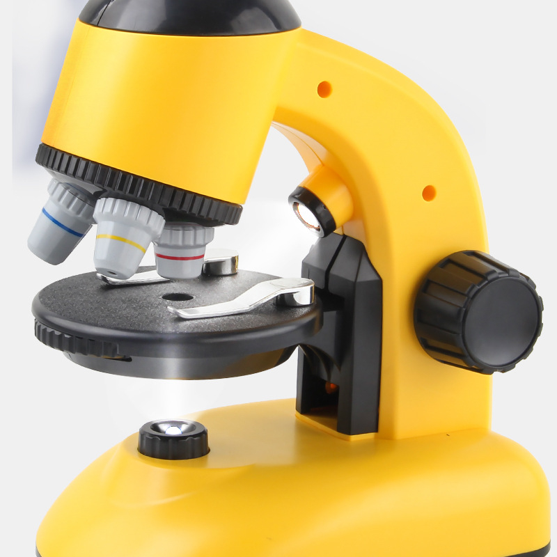 XD168-002 Микроскоп - преносим, DIY, многофункционален, с захранване, образователна играчка по физика за деца на възраст 7-14 години