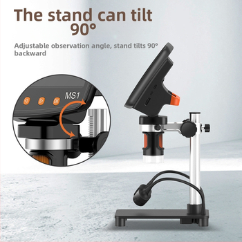 Digitálny mikroskop pre opravu mobilných telefónov a PCB dosiek – model MS1D-Z33, číslo položky MS1D-Z33, značka Haiweixun; rozsah použitia: priemyselná kontrola; oprava PCB; ohodnotenie šperkov a mincí
